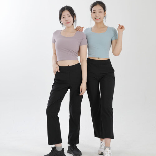 레티지아 여성 여자 슬랙스 바지 부츠컷슬랙스  와이드팬츠 - 상세 이미지 5