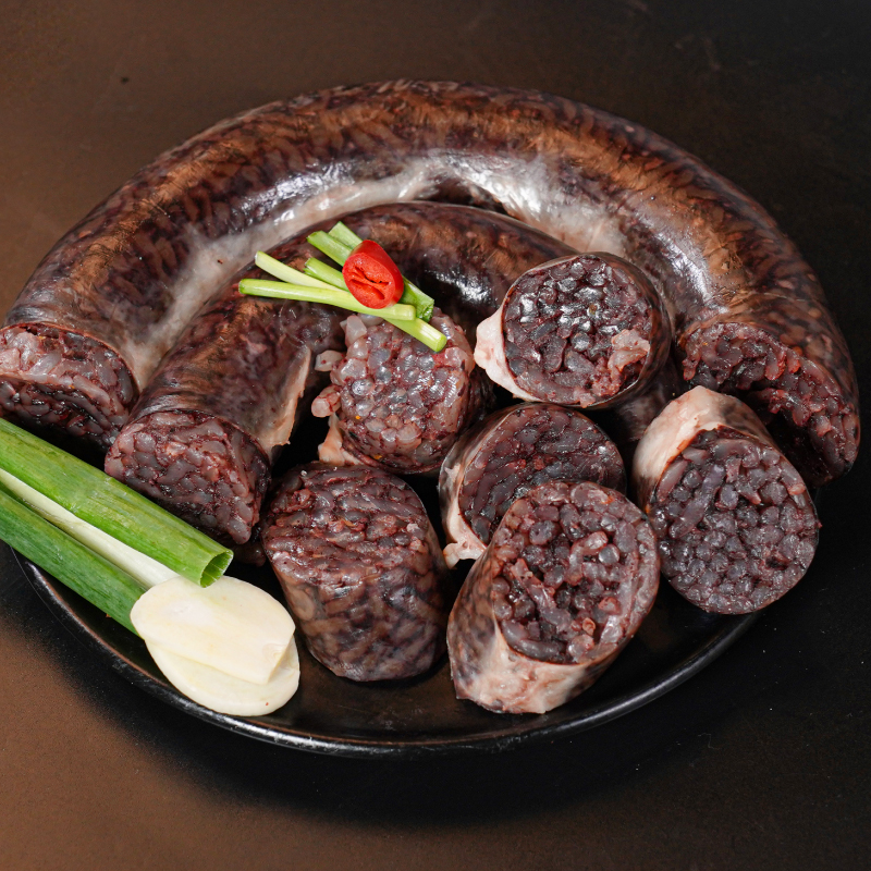 찰 순대 옛날 토종 백 김치 야채 고기 모듬 순대 400g - 상세 이미지 3