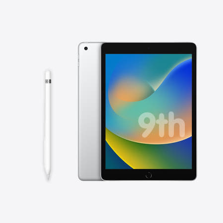 당일출고 Apple 정품 아이패드9세대 10.2 WIFI 64GB 실버+애플펜슬/SD
