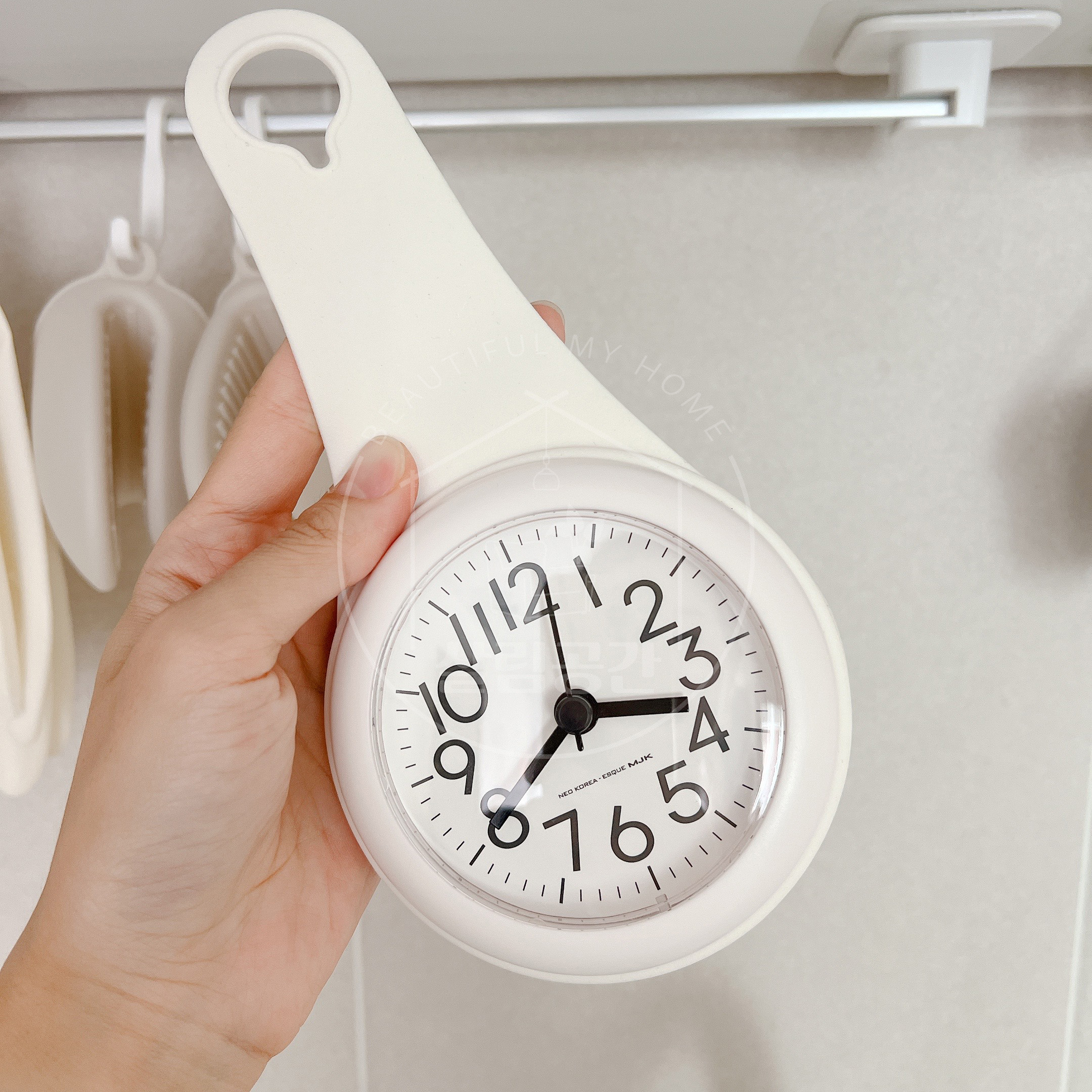 주방 시계 욕실 화장실 무소음 바쓰 10cm