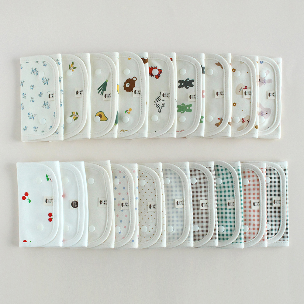 아기띠침받이 에르고 호환 침패드 카시트 안전벨트 커버 아이보리침받이