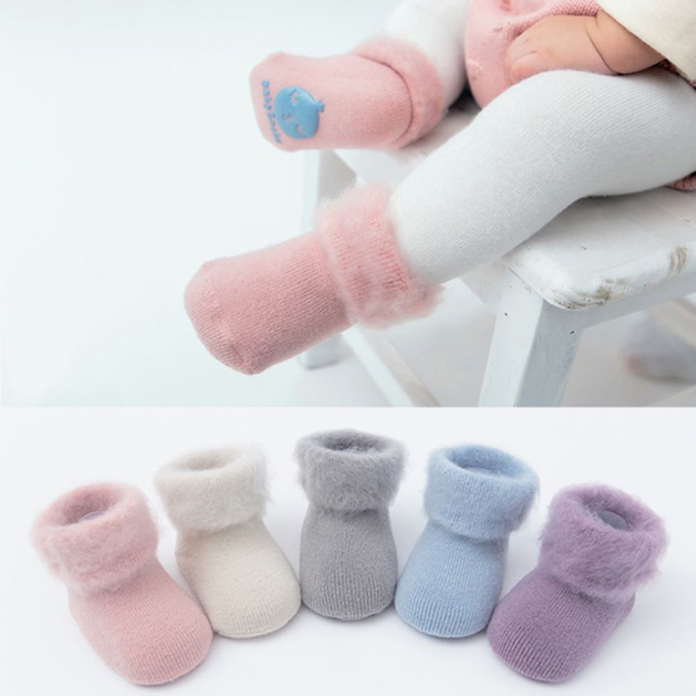 아기 풋워머 수면양말 발토시 발워머 털양말 겨울 5켤레