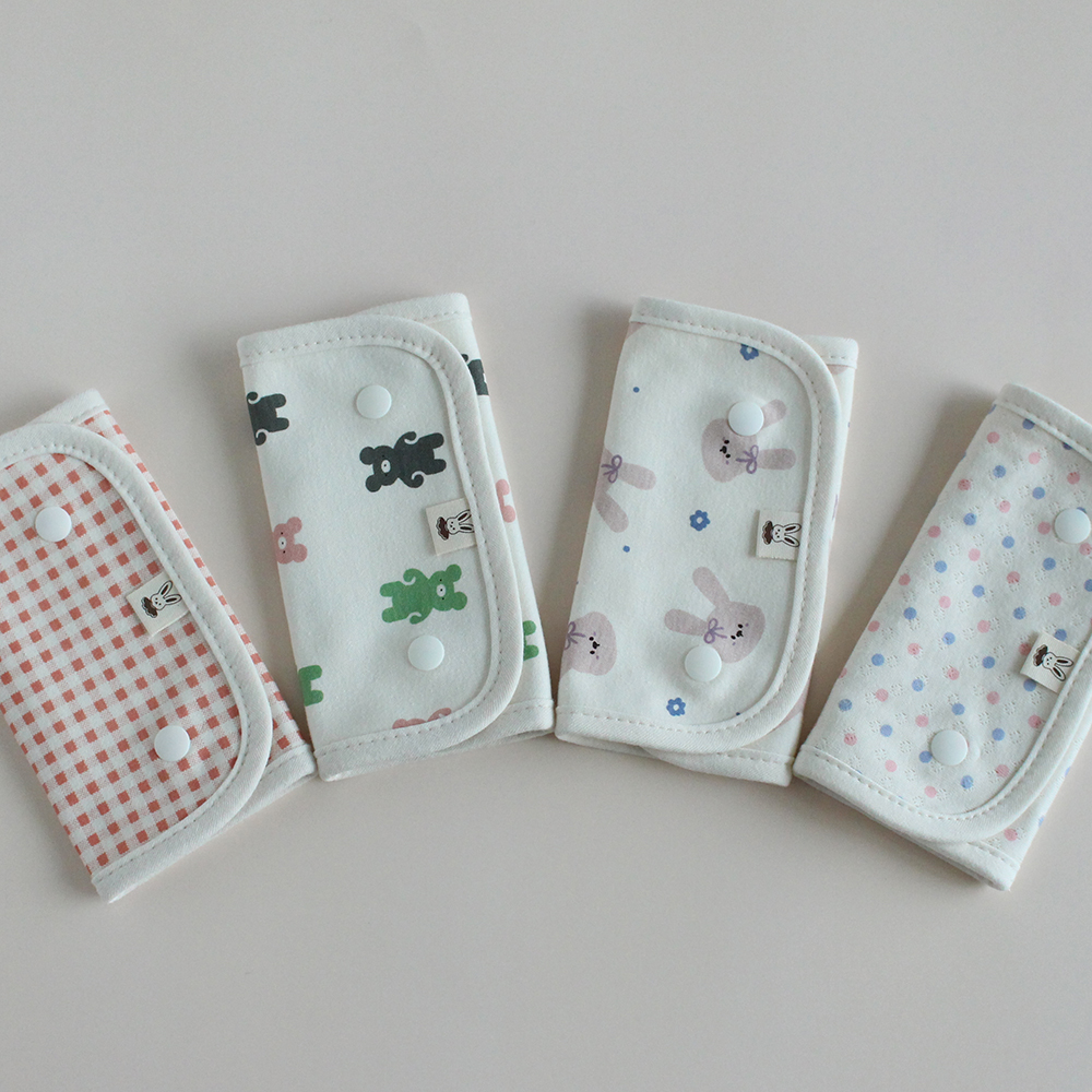 아기띠침받이 에르고 호환 침패드 카시트 안전벨트 커버 아이보리침받이