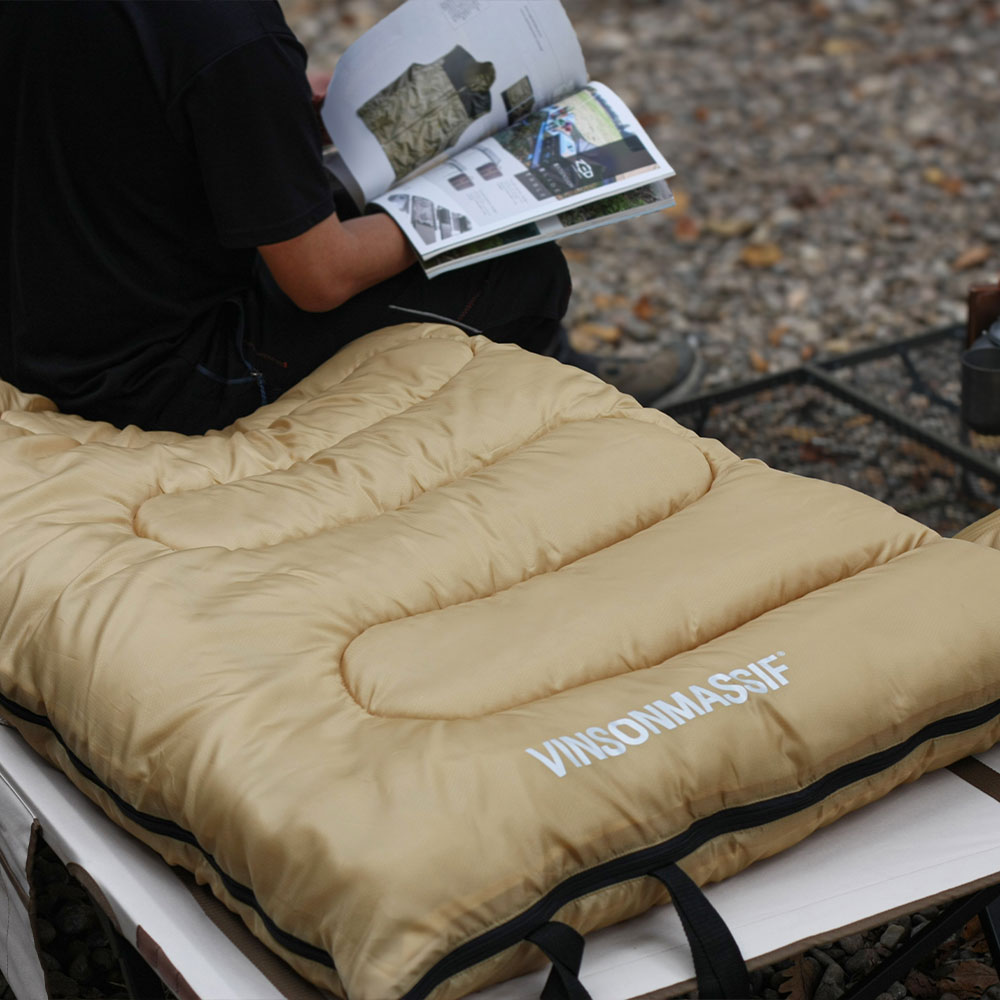 빈슨메시프 히프노스 플러스 침낭 이불 경량 사계절 백패킹 차박 캠핑침낭 2000g, 샌드