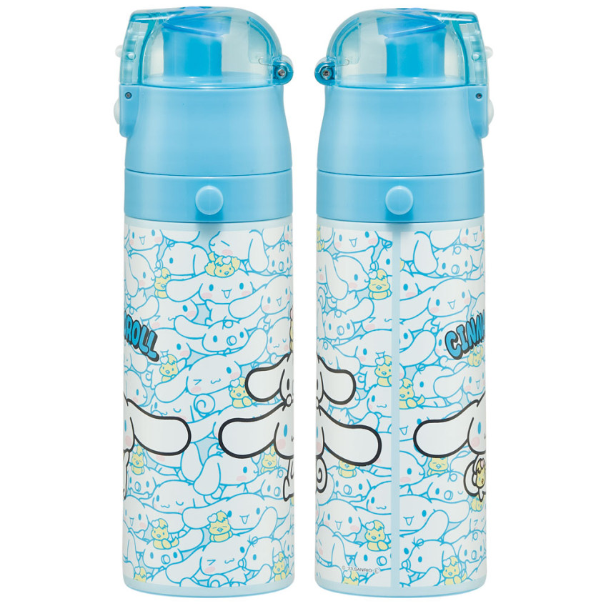 스케이터 시나모롤 원푸쉬 다이렉트 스테인리스 보틀 470ml SDC4 - 주방·식기 - 하카타몰