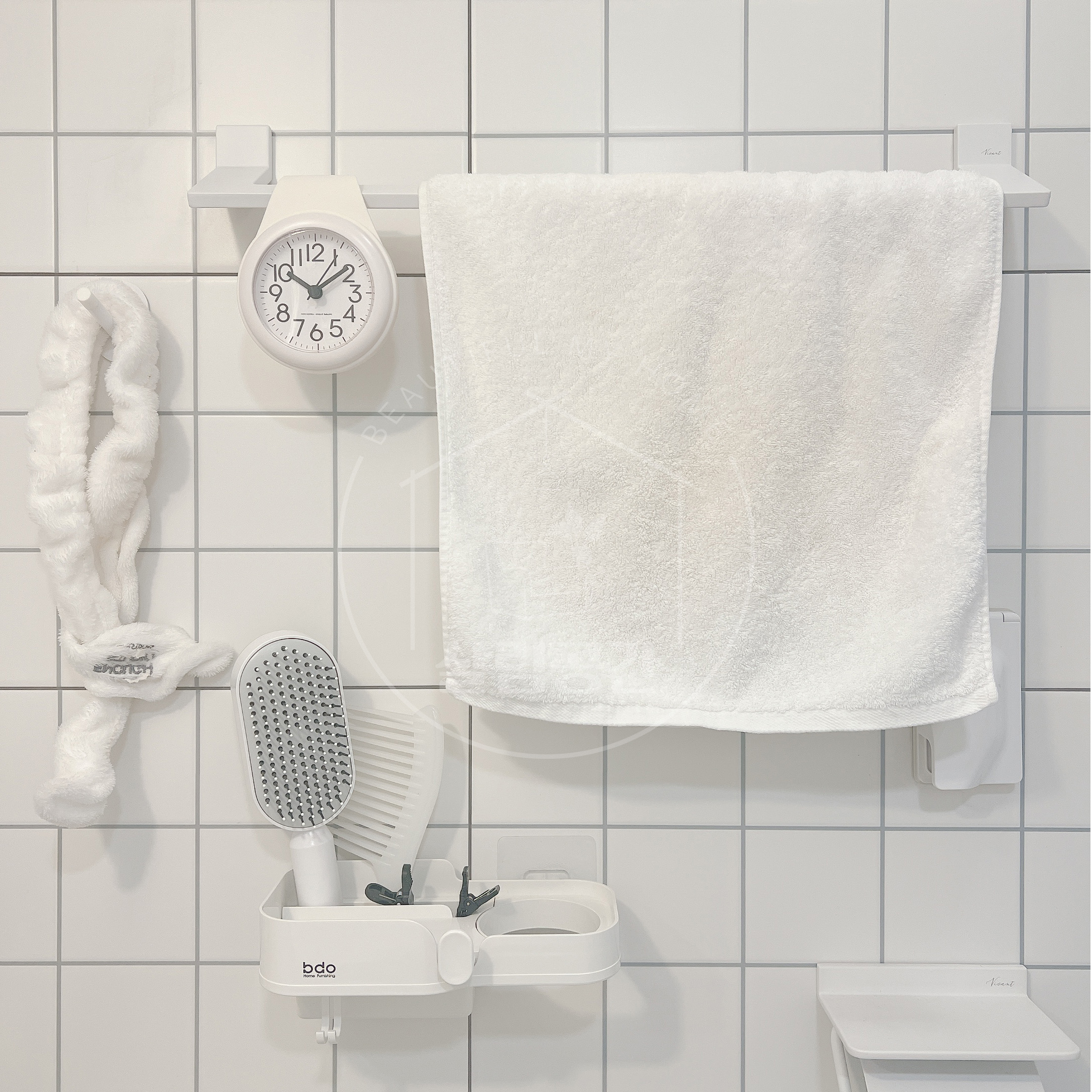 주방 시계 욕실 화장실 무소음 바쓰 10cm