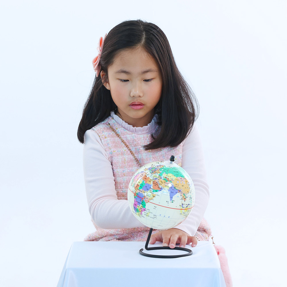 캐스비 지구본14cm 한글표기 미니지구본 행정도 어린이 학습용 - 상세 이미지 4