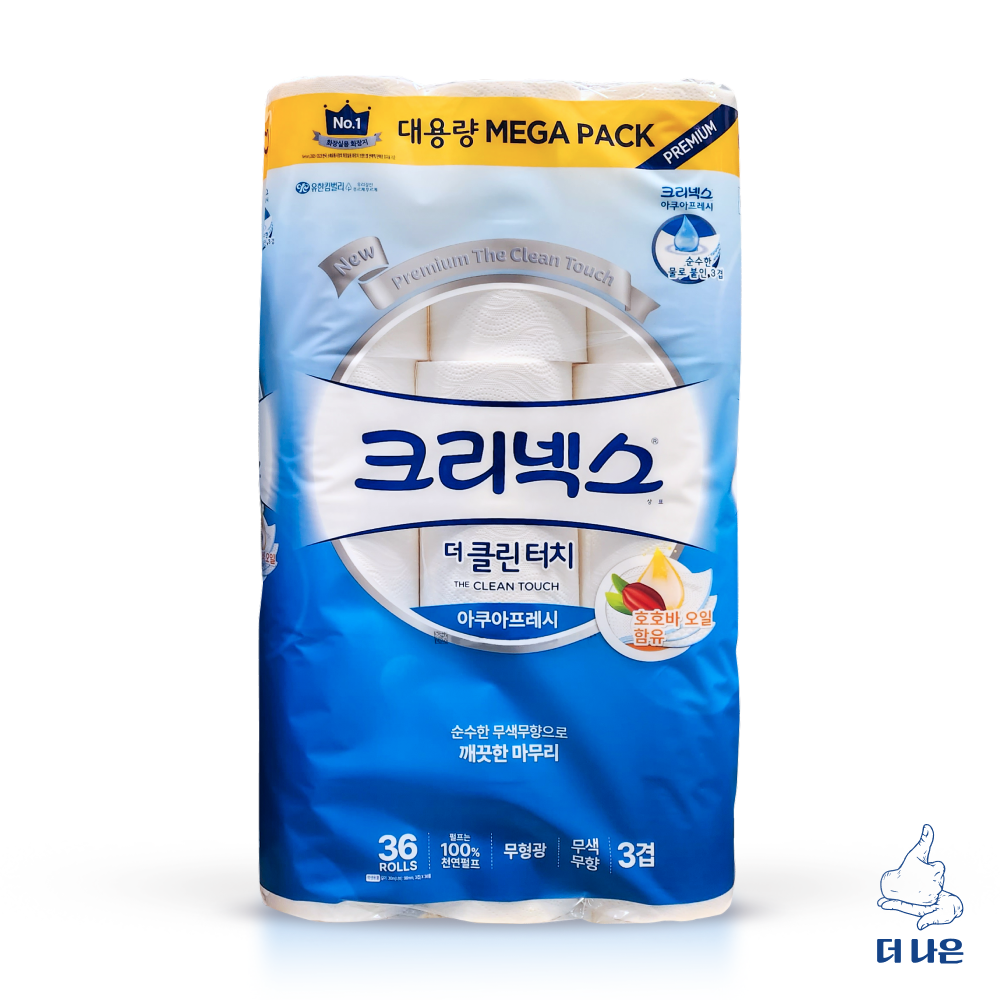 크리넥스 더 클린터치 30m X 36롤 (3겹) : The나은마켓