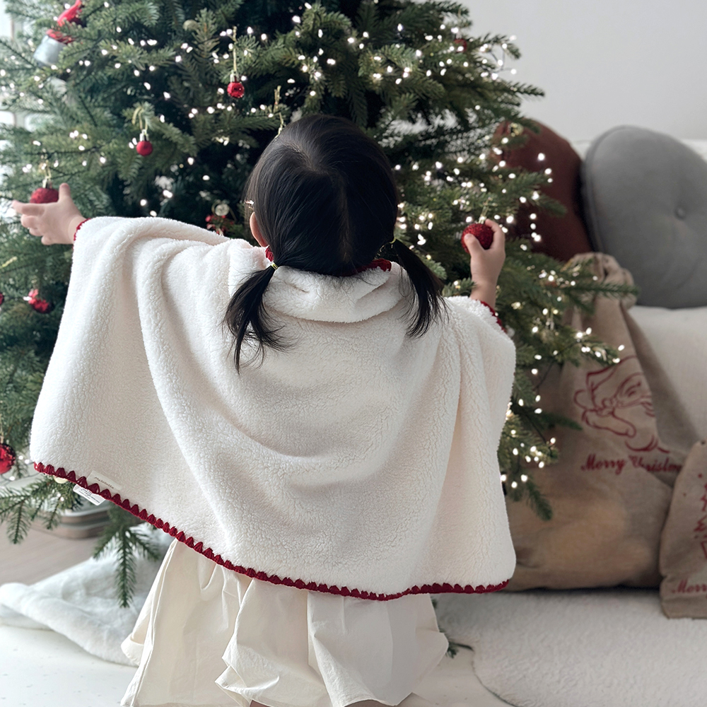 마롤로뜨 아기망토 겸 극세사블랭킷 / 담요 후리스 아기띠워머