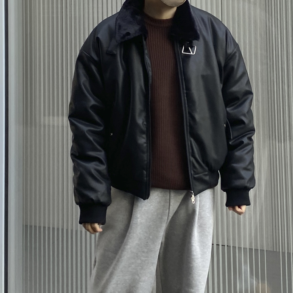 남자무스탕패딩 남자블루종패딩 이미지 4