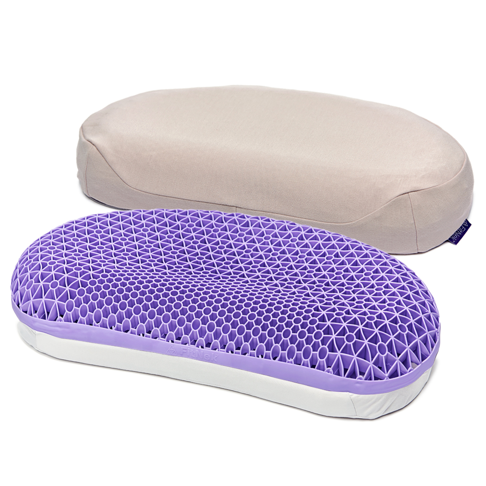 핏넥 2.0 프리미엄 와이드 특허받은 기능성 베개 목이편한 경추베개 TPE 메모리폼 더블레이어