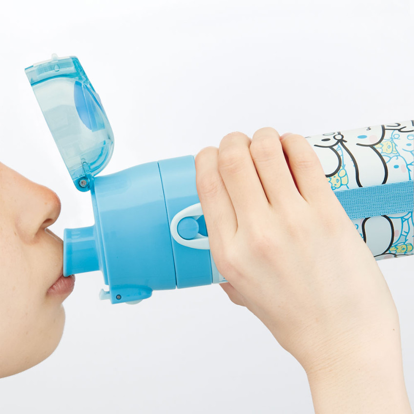 스케이터 시나모롤 원푸쉬 다이렉트 스테인리스 보틀 470ml SDC4 - 주방·식기 - 하카타몰