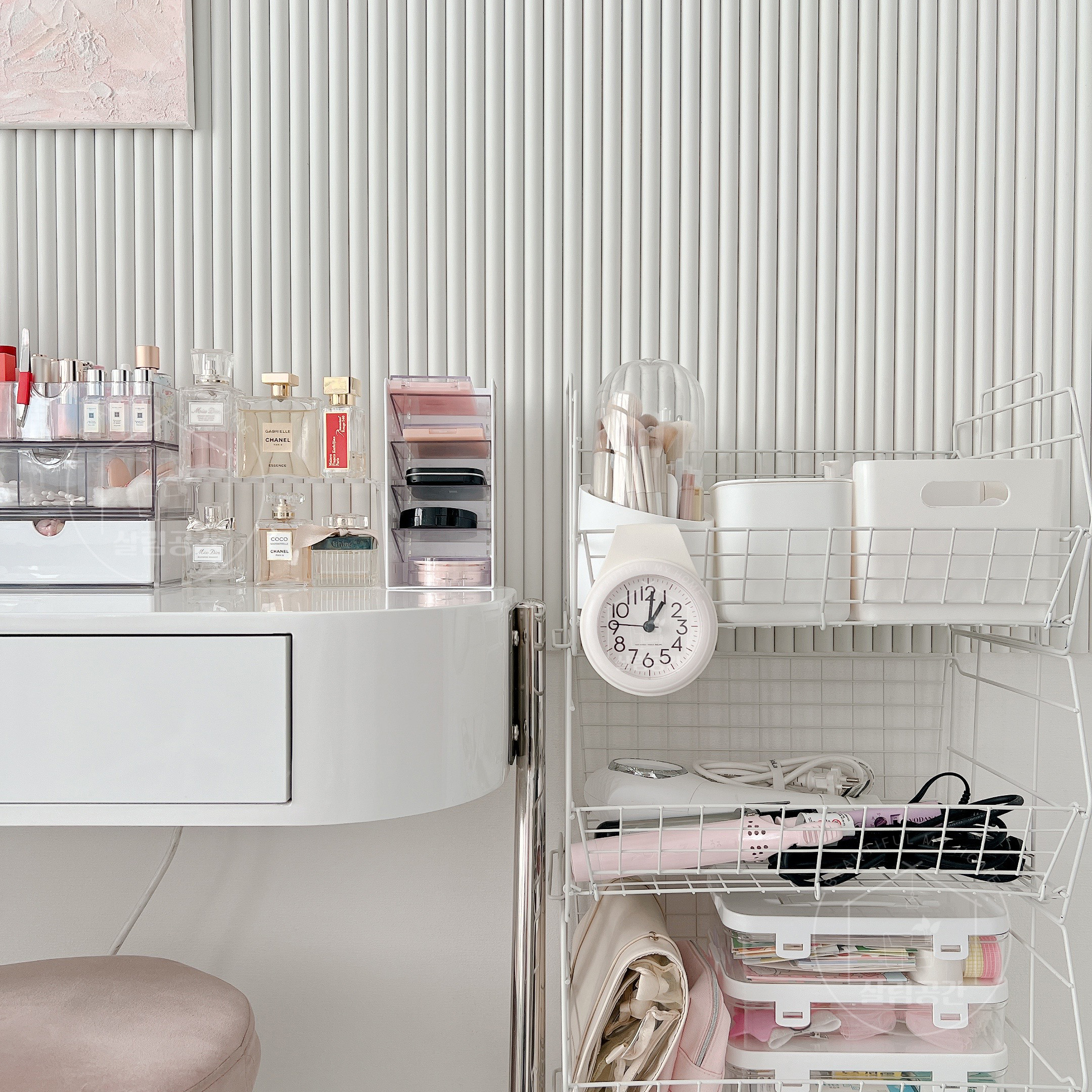 주방 시계 욕실 화장실 무소음 바쓰 10cm