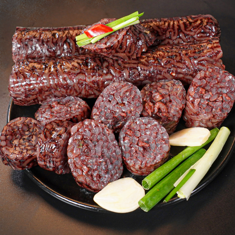 찰 순대 옛날 토종 백 김치 누드 땡초 모듬 순대 400g 상품 이미지