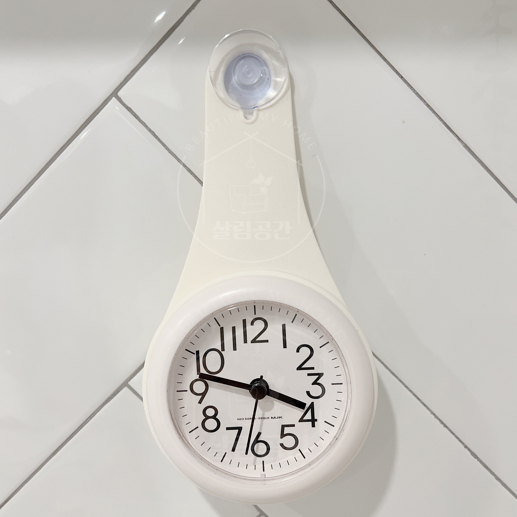 주방 시계 욕실 화장실 무소음 바쓰 10cm