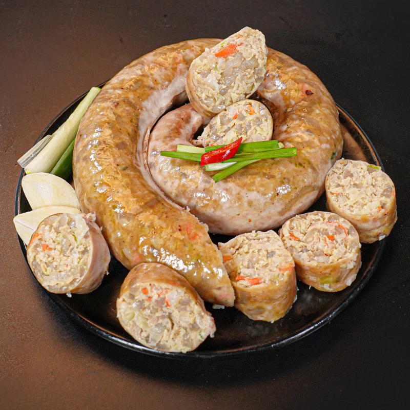 찰 순대 옛날 토종 백 김치 야채 고기 모듬 순대 400g - 상세 이미지 5
