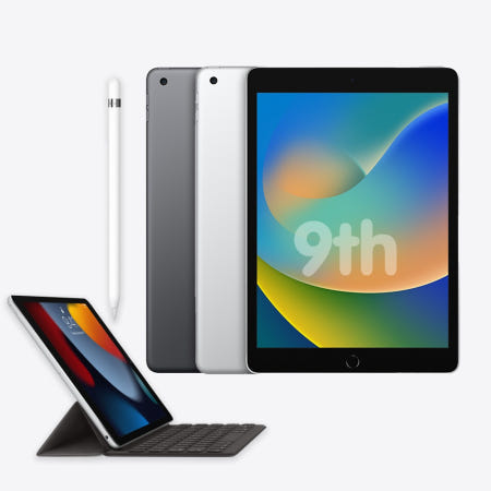 당일출고 Apple 정품 아이패드9세대 10.2 WIFI 64GB+애플펜슬+스마트키보드/SD