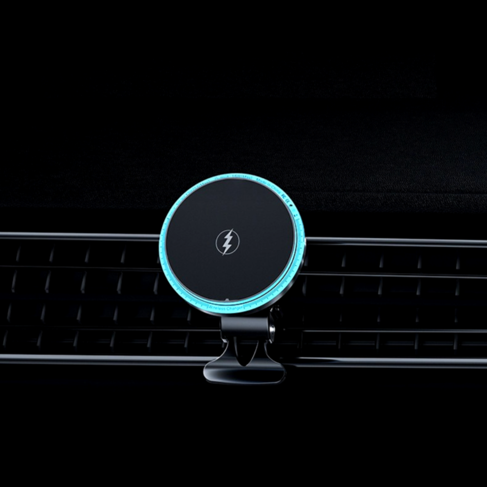 헤누스 SODIC 맥세이프 차량용 휴대폰 거치대 무선충전기 RGB