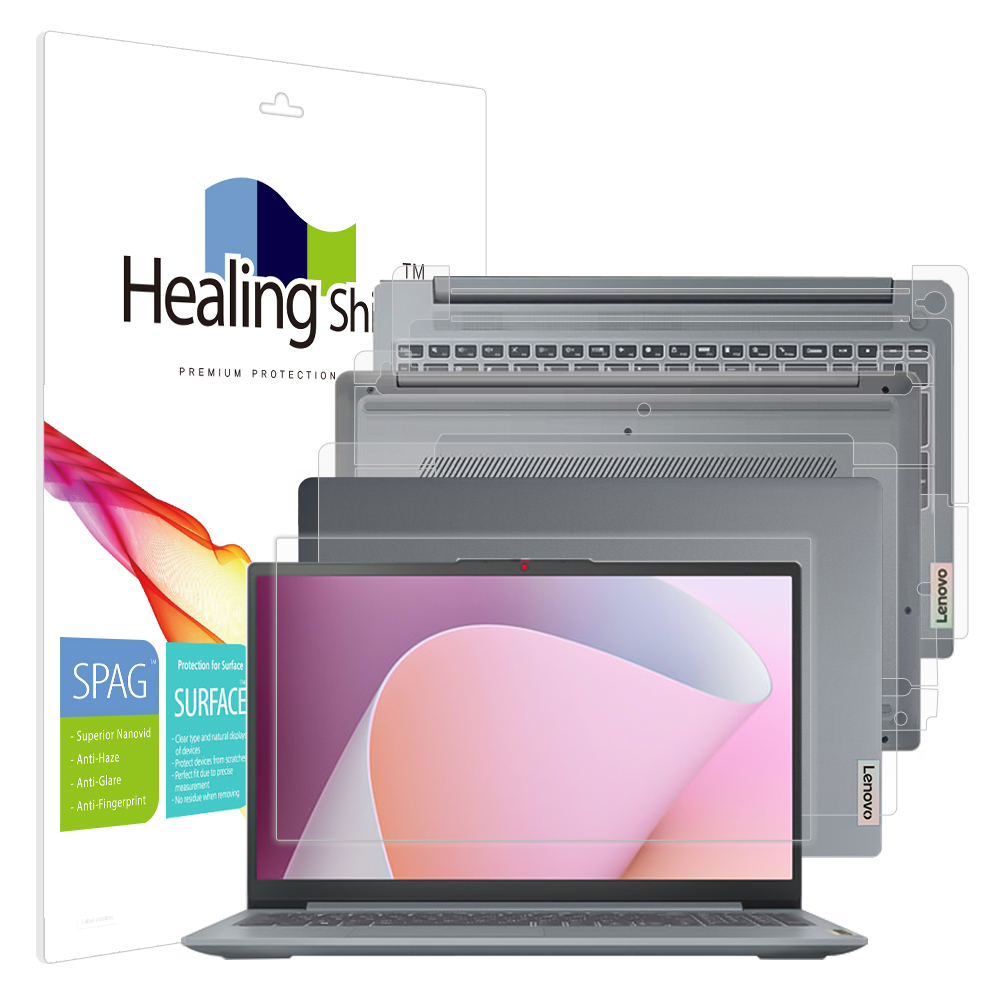 레노버 아이디어패드 슬림3 15ABR8 슈페리어 저반사 액정보호필름1매 외부3종
