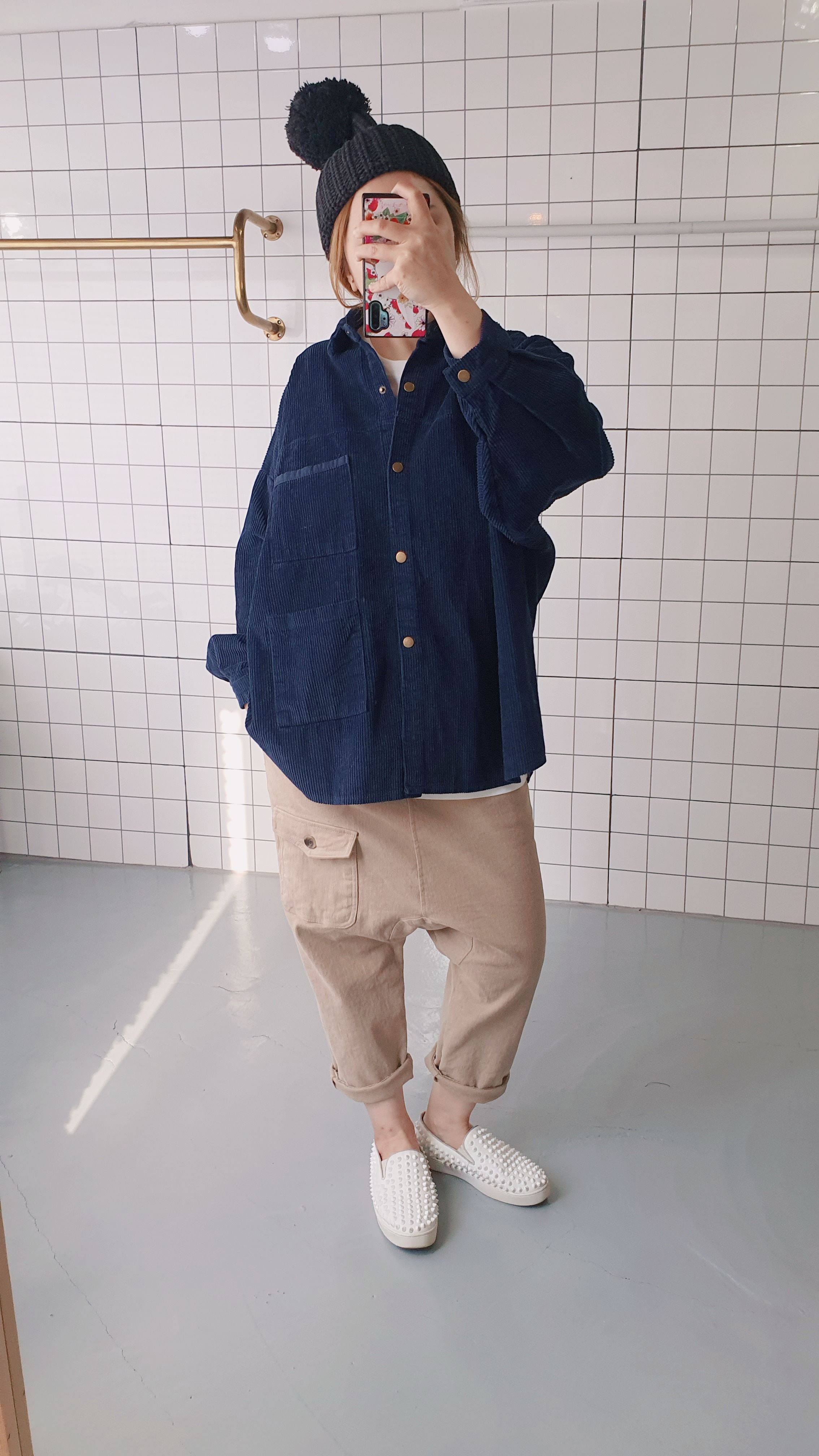 제이엠 기모 면 스판 배기바지 - 상세 이미지 3