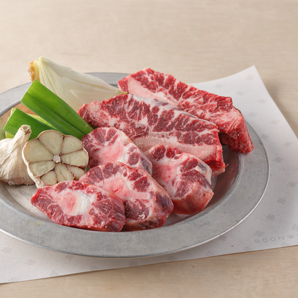 순우리한우 무항생제 소꼬리 알꼬리 찜 수육 1kg - 메인 이미지