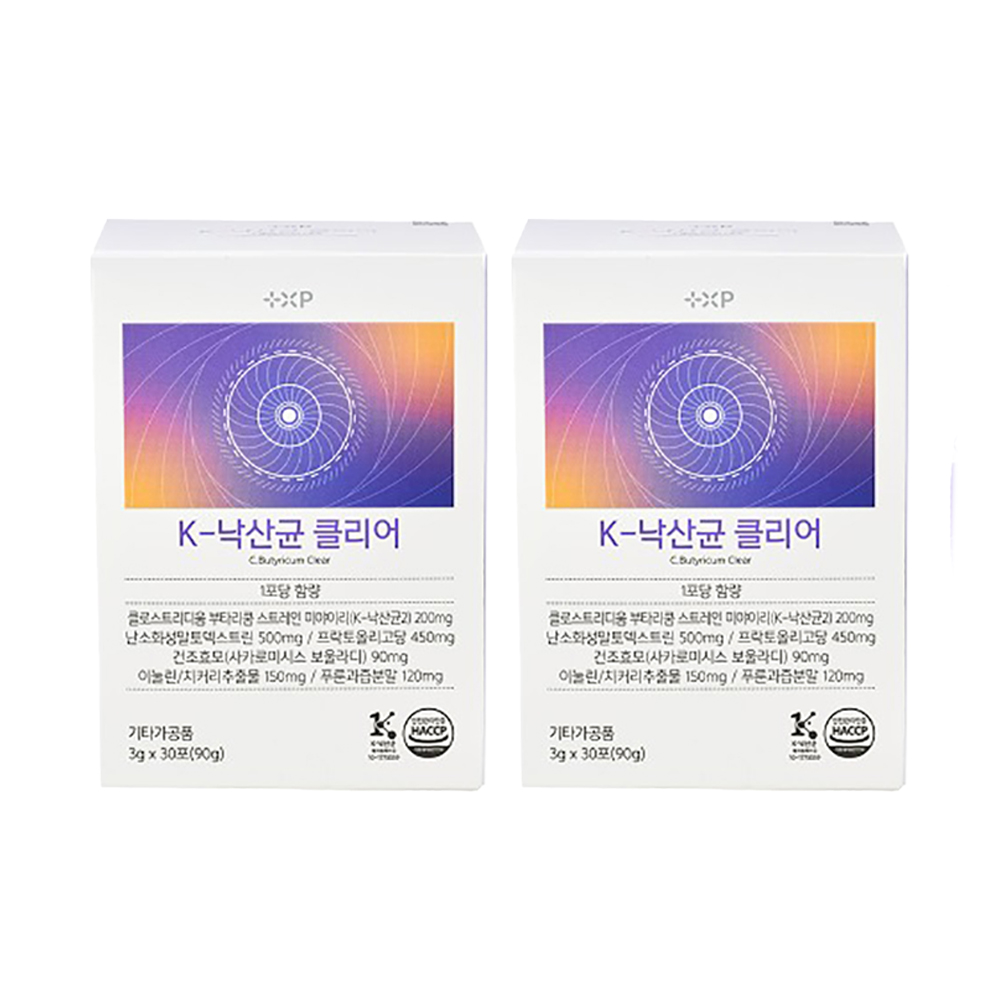 K-낙산균 클리어 식이섬유 프로바이오틱스 30포, 2개 - 상세 이미지 2