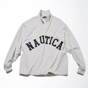 노티카 아치 로고 Arch Logo 하프짚 맨투맨 NAUTICA 4색 착용 후기 | 사이즈/핏 총정리 - 상품 이미지 2