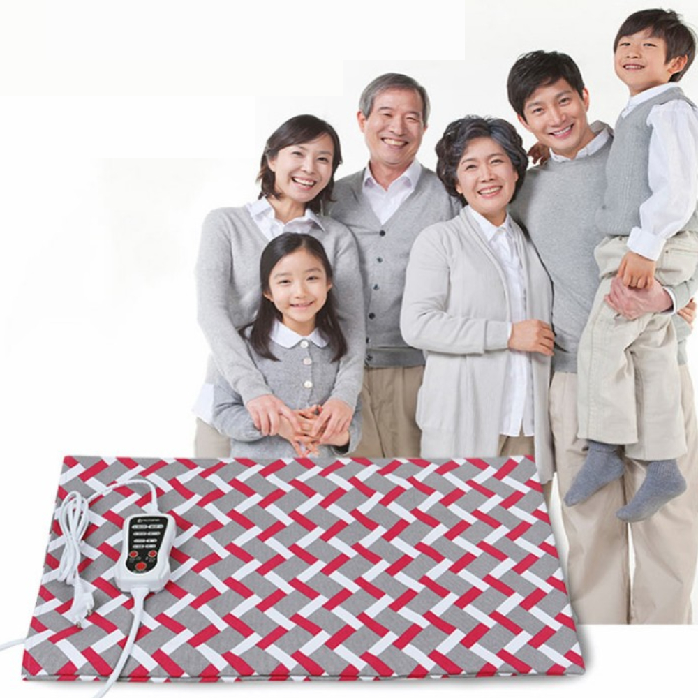 이브미 온열 매트 찜질기 사무실 방석 어깨 무릎 배 허리 전기 황토 맥반석 부모님 선물