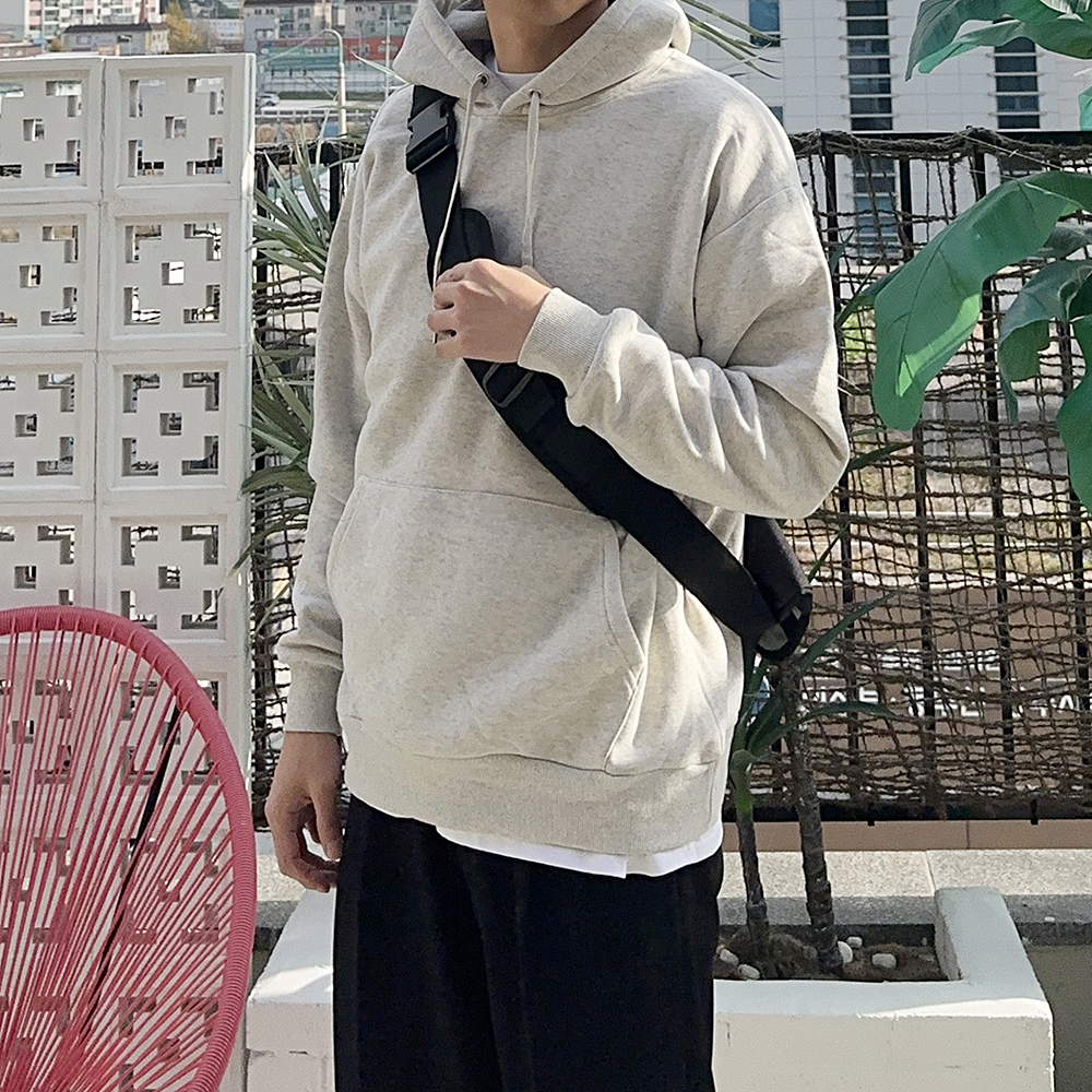 남자기모후드티 빅사이즈 오버핏 남성맨투맨 커플후드티