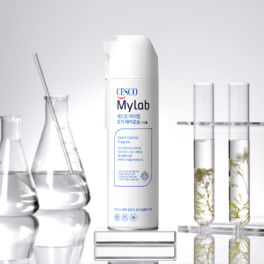 세스코 마이랩 모기 에어로솔 수성 500ml x3개 빈대 환경부승인 무향 - 상세 이미지 3