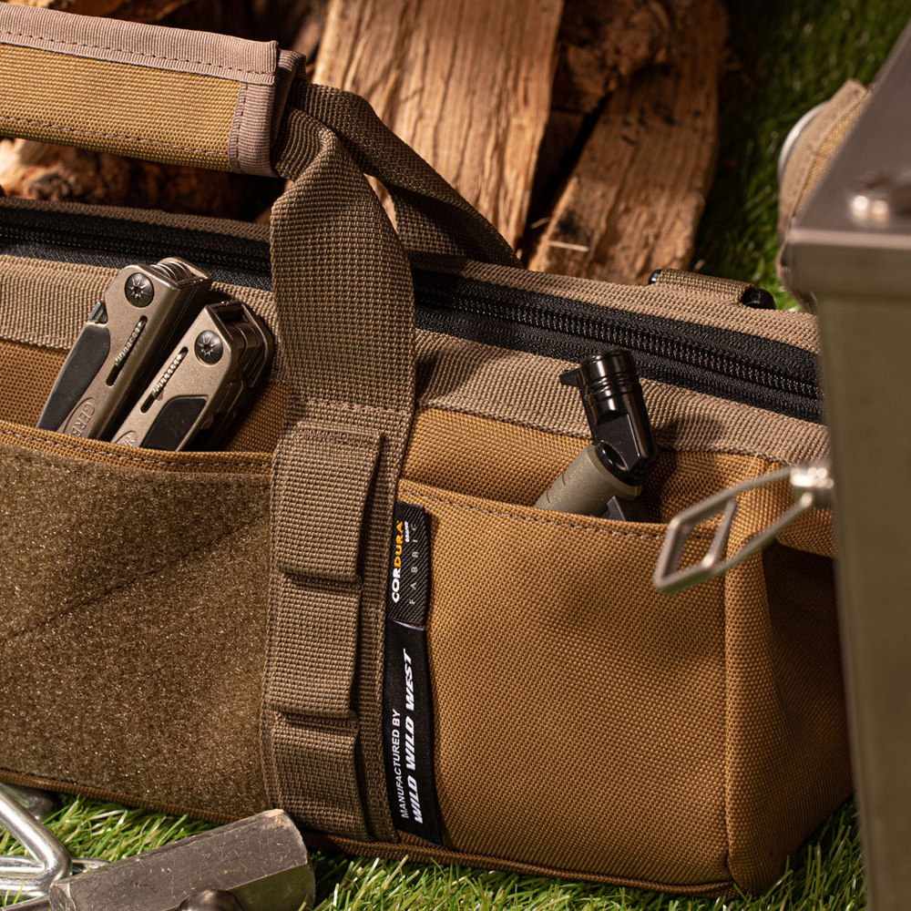 와일드와일드웨스트 캠핑 팩 가방 툴 백 단조팩 장비 공구 수납 파우치 젯블랙