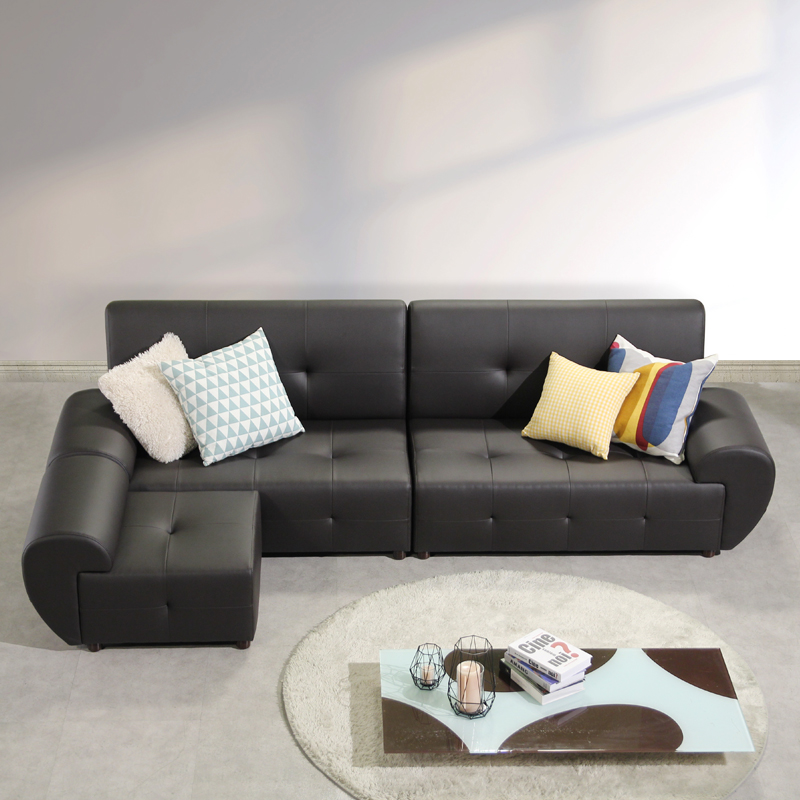 서광퍼니처 레아 라텍스 4인용 소파 대형스툴세트