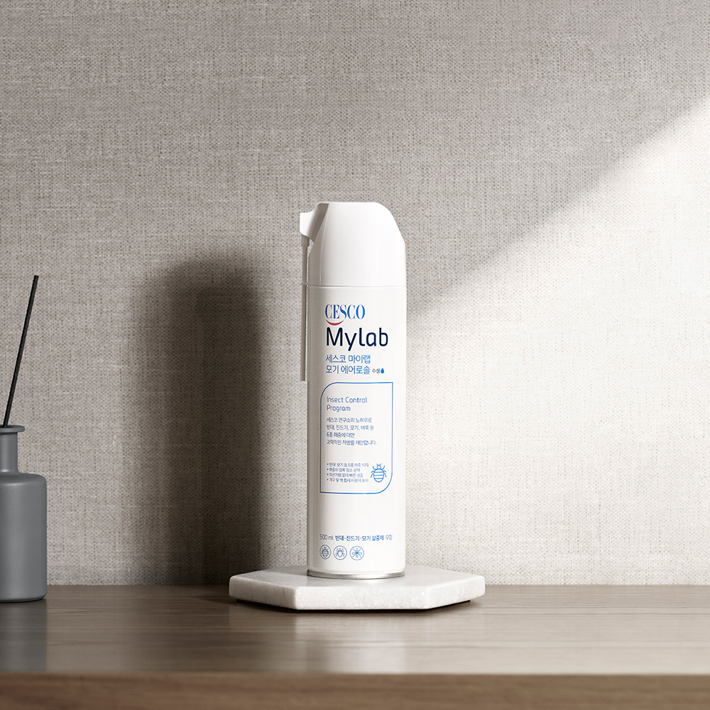 세스코 마이랩 모기 에어로솔 수성 500ml x3개 빈대 환경부승인 무향 - 상세 이미지 2