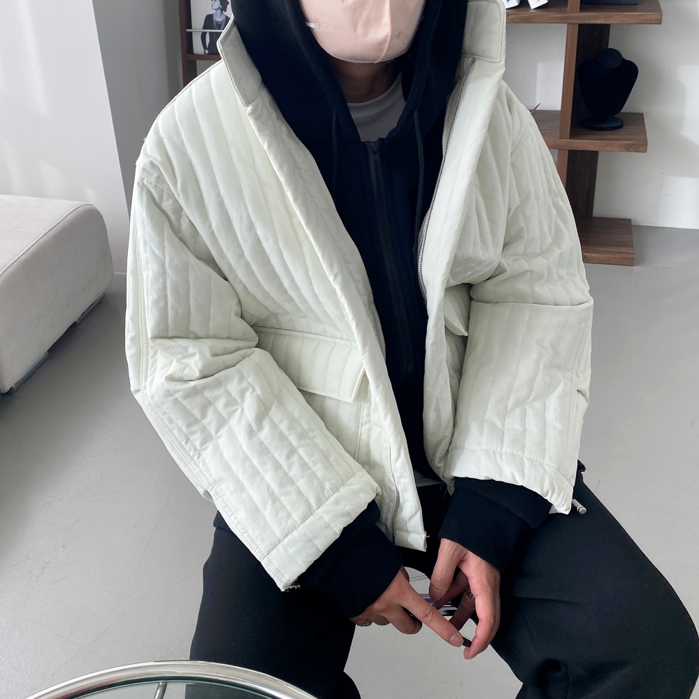 남자퀼팅자켓 남자크롭자켓 - 상품 이미지