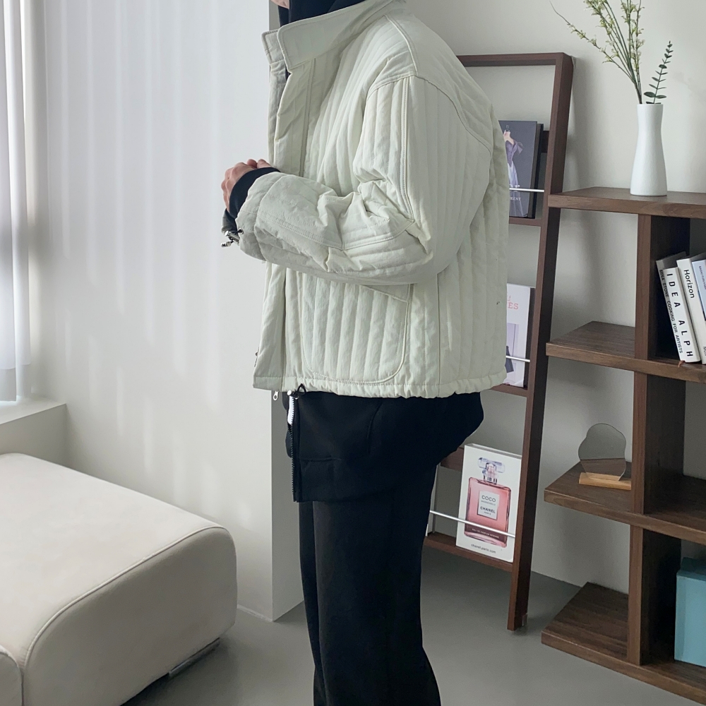 남자퀼팅자켓 남자크롭자켓 - 상세 이미지 3