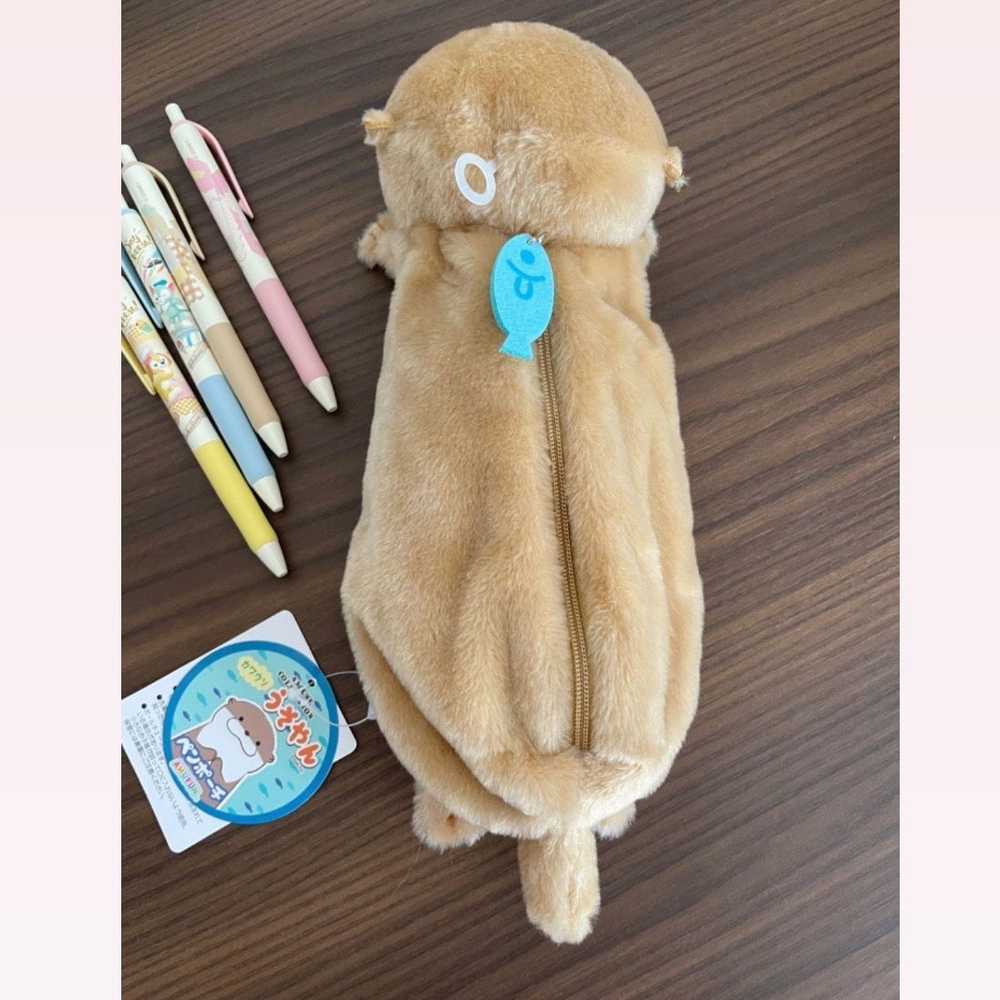 수달필통 인형 수납 문구 소프트 힐링 귀여운 펜케이스 - 상세 이미지 2