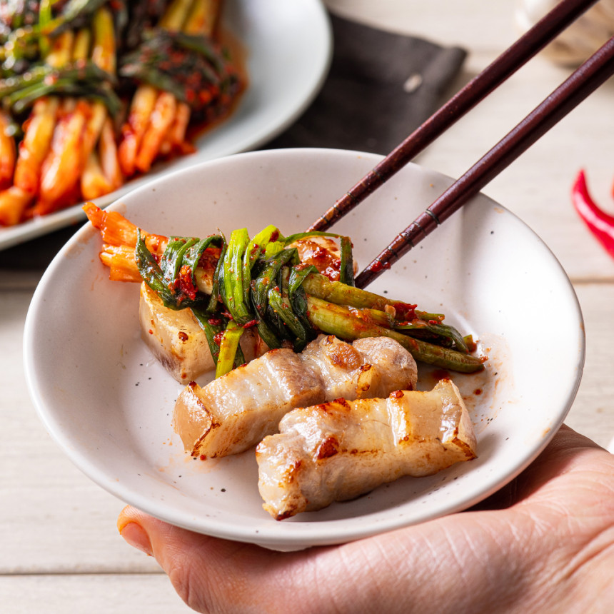 전라도식 맛있는 국산 파김치 1kg 주문 사진 4