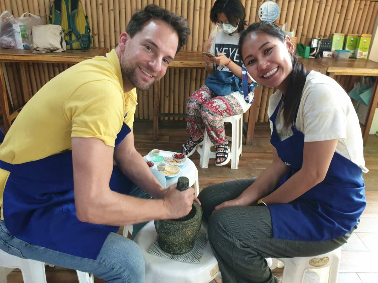 태국 방콕 태국 요리 아카데미에서 태국 요리 수업 이미지 4