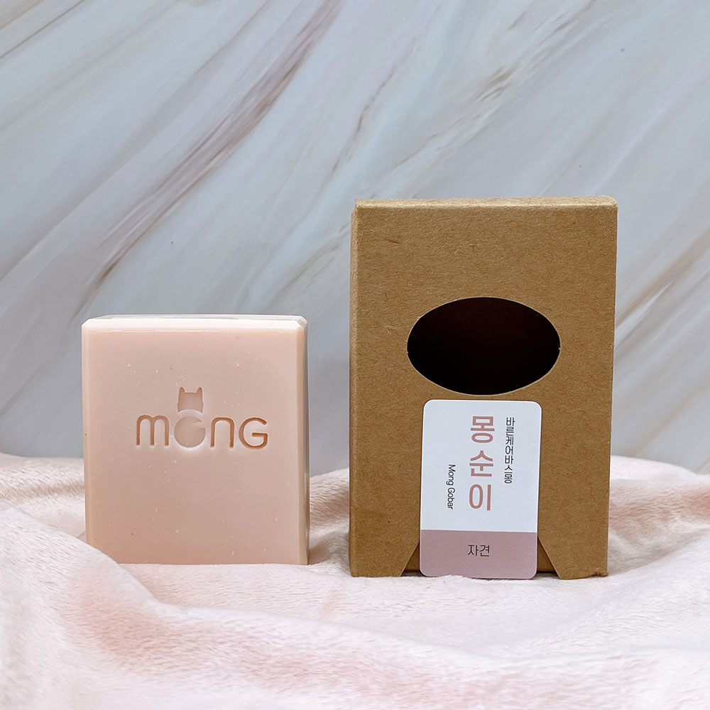 강아지 저자극 보습 샴푸 순한 목욕 천연 마르세유 샴푸바 비누 몽순이 100g - 상세 이미지 2