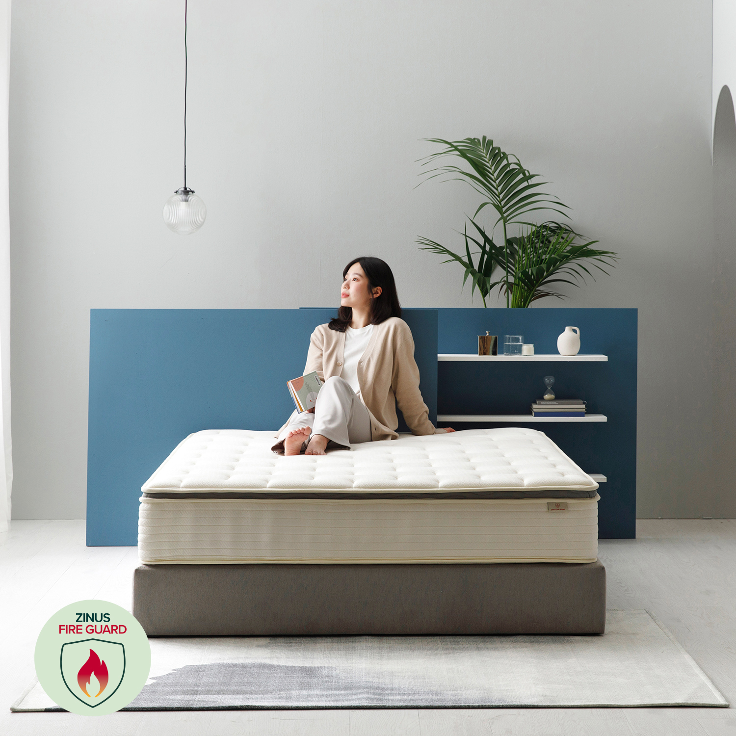 지누스 얼티마 에어 하이브리드 스프링 매트리스 (30cm/슈퍼싱글)