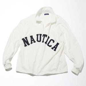 노티카 아치 로고 Arch Logo 하프짚 맨투맨 NAUTICA 4색 착용 후기 | 사이즈/핏 총정리 - 상품 이미지 1