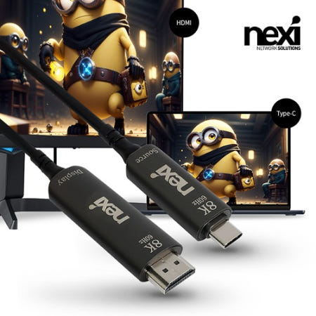 리버 NEXI NX1357 USB3.1 to HDMI2.1 AOC 광 케이블 20M