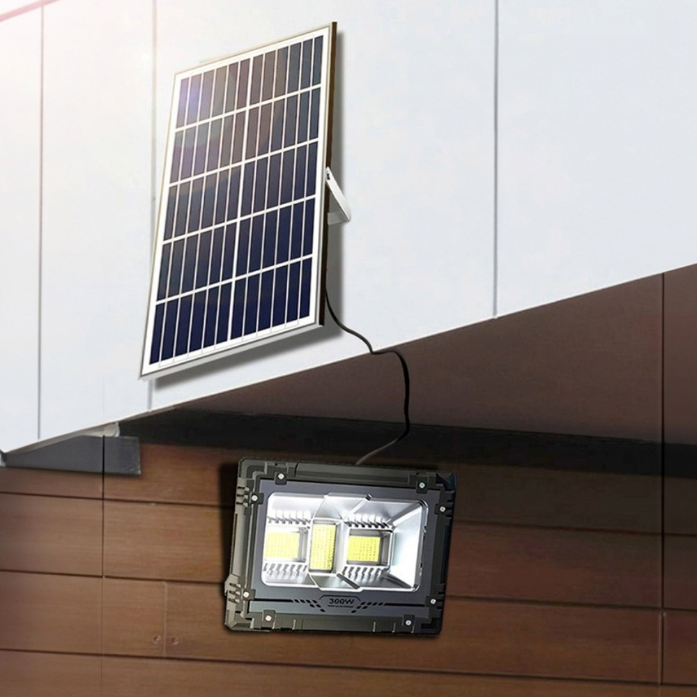 태양광 가로등 투광등 태양열 조명 벽등 LED 투광기 외등 조명등 MJ 100W - 상세 이미지 2