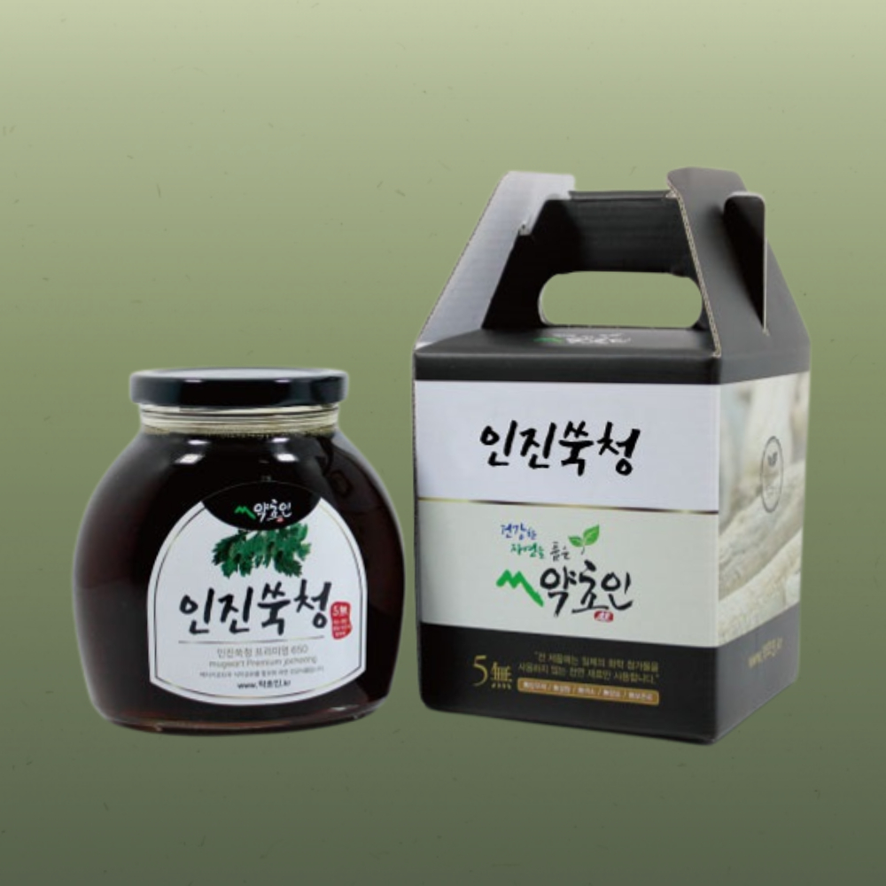 인진쑥차 자궁에좋은 염증에좋은 차 쑥청 국내산 650g, 1개 - 상세 이미지 3