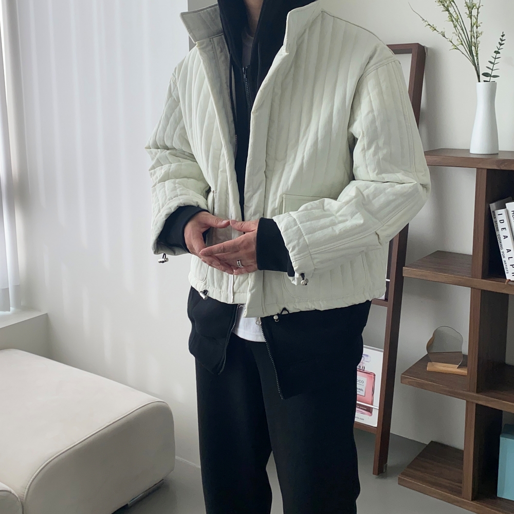 남자퀼팅자켓 남자크롭자켓 - 상세 이미지 2