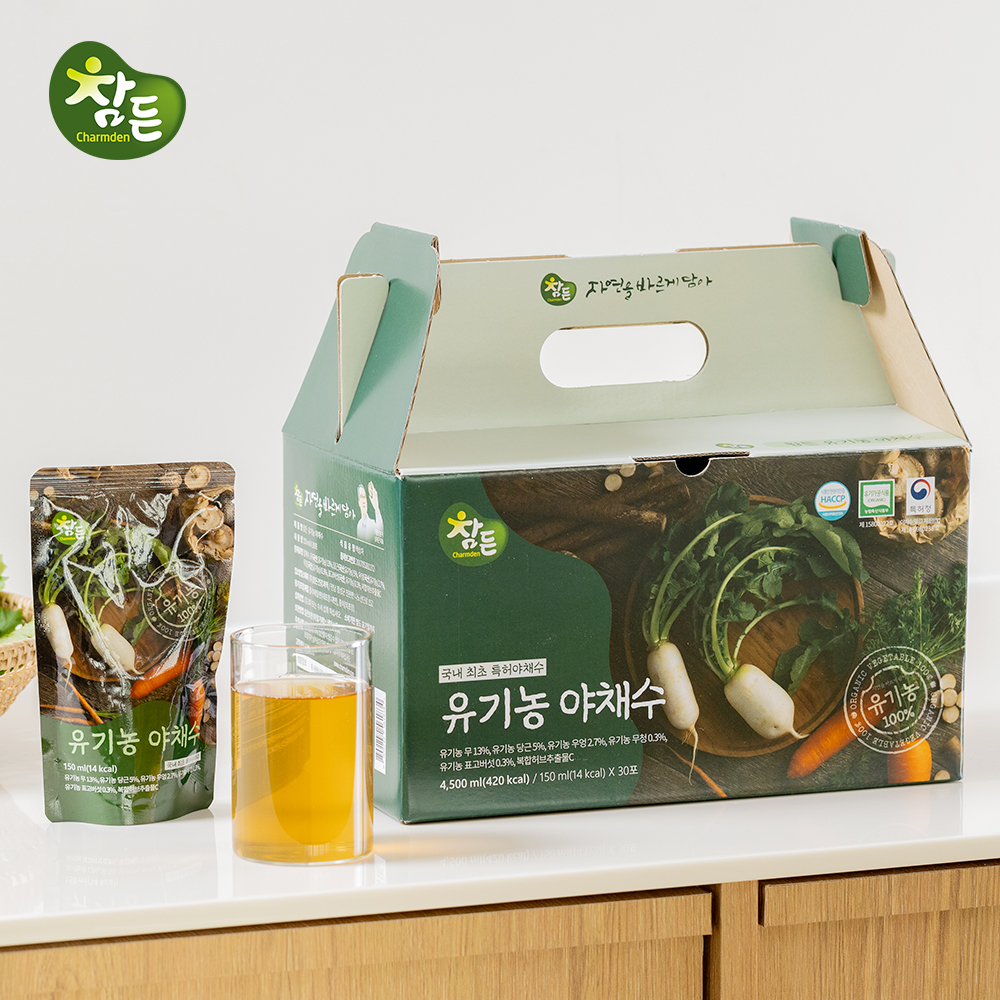 참든 유기농 야채수 150ml 30포, 1개 제품 이미지