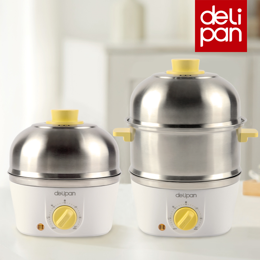 델리팬 올스텐 2단 계란찜기 멀티 쿠커 DEL-C22 (리뉴얼) 호빵 고구마 옥수수
