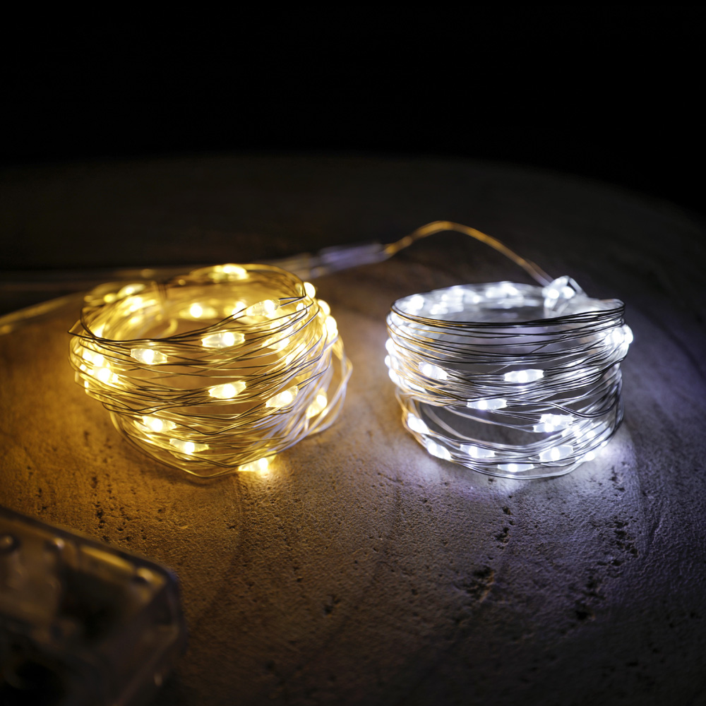 LED 배터리팩 장식 무드등 리모컨 전구 전등 조명 크리스마스 트리 aa사이즈 건전지 와이어S - 상세 이미지 2