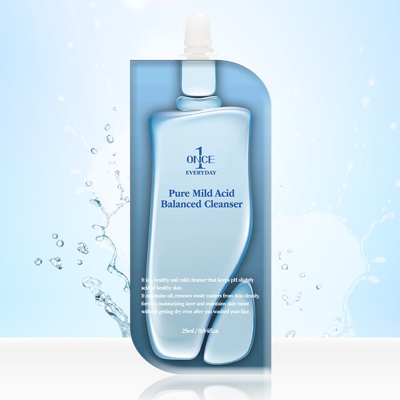 휴대용 여행 키트 약산성 클렌저 25ml 바디워시 겸용 파우치 화장품 출장 필수품 - 상세 이미지 2