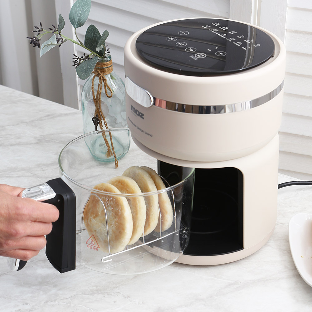 [N배송] 모즈스웨덴 글라스 유리 에어프라이어 DMA-3000H